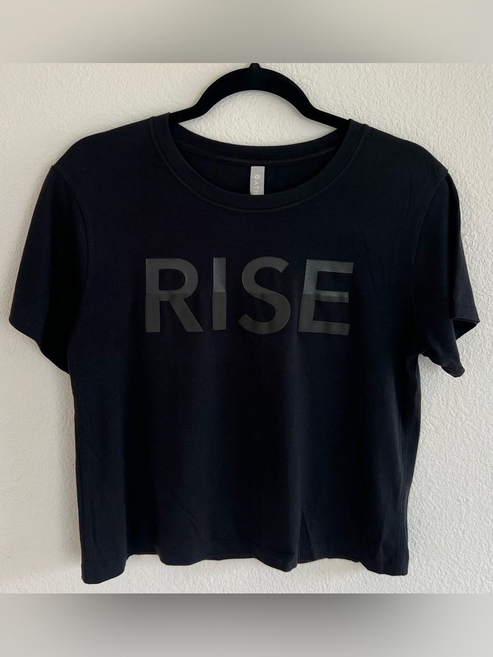 Athleta Black 'RISE' Short Sleeve Tee